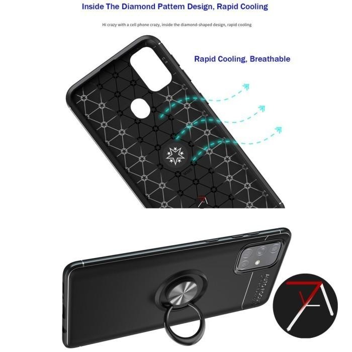 Samsung Galaxy A52s 5G Invisible I Ring iRing Soft Case Cover Tempered