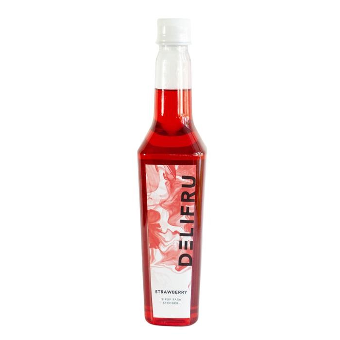 

Syrup Strawberry Delifru 500 Ml - Sirup Strawberi Premium Gratis Ongkir