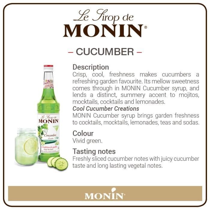 

Monin Cucumber Syrup 70 Cl 700 Ml Gratis Ongkir
