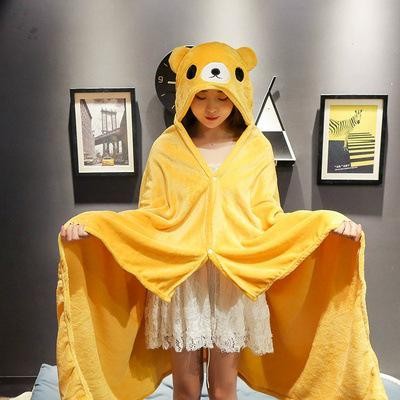 Selimut Hoodie Rilakkuma Selimut karakter rilakkuma H0021