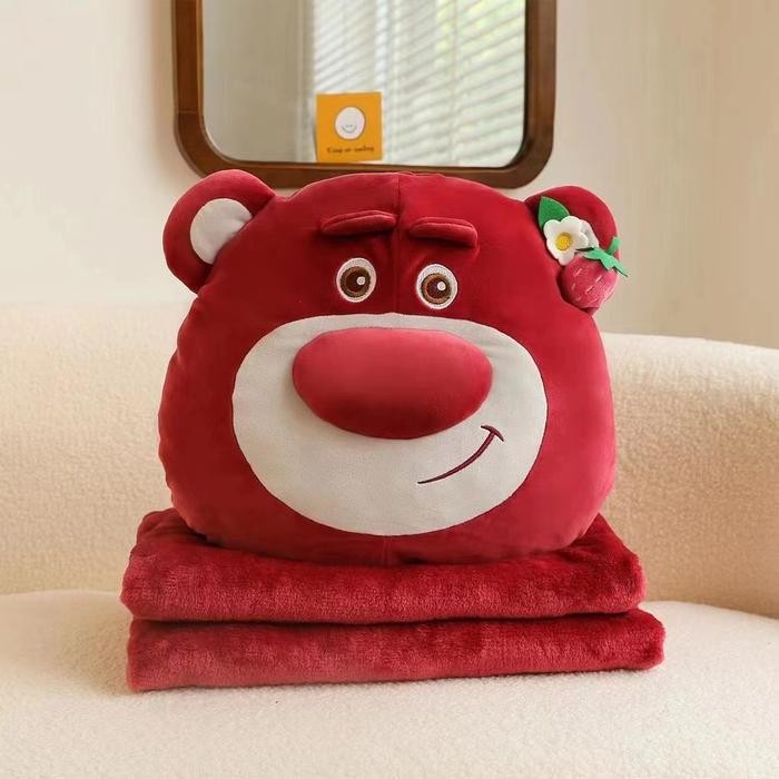 Balmut Selimut Bantal Boneka Lotso Karakter Disney.