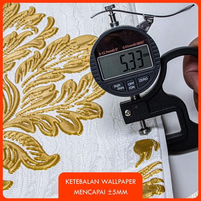 stoo [ISI 5 PCS] WALLPAPER 3D FOAM BATIK SULTAN 3D TEXTURE XPE FOAM WALLPAPER STICKER WALLFOAM 3D