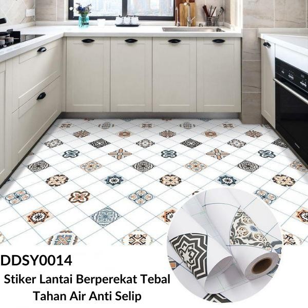 napa Stiker Lantai Berperekat Kamar Mandi Renovasi Lantai Kamar Mandi Dapur Stiker Lantai Ubin
