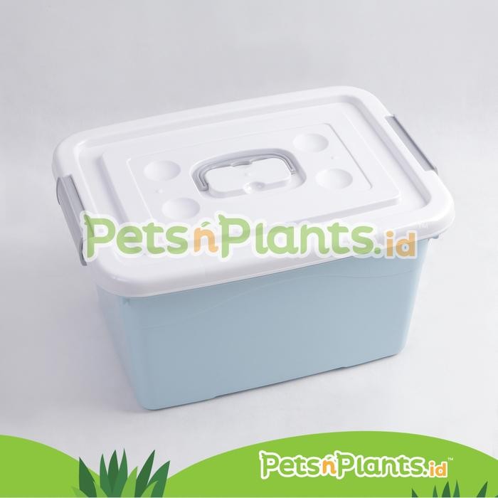 PREMIUM Bak Plastik Kontainer Tangki Air Nutrisi Hidroponik 80 Liter Import