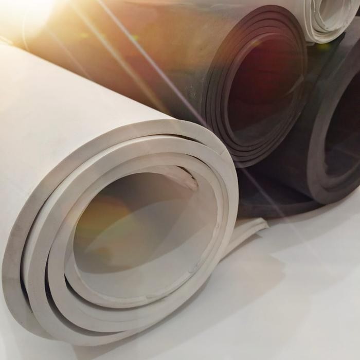 PREMIUM Spon Eva lembaran Busa Ati/ Busa Sponge Karet Ati Eva - Putih&Hitam