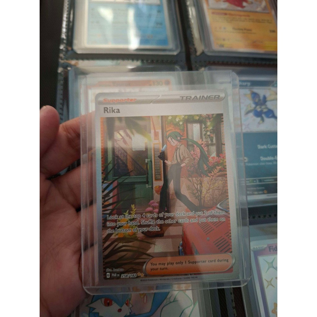 Rika Super Art Rare/Super Illustration Rare SAR SIR Paradox Rift English 258/182 Pokemon TCG English