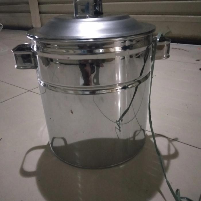 PREMIUM Panci Kukus Stainless 22CM / Panci Bakso mini / Tong Langseng Panci