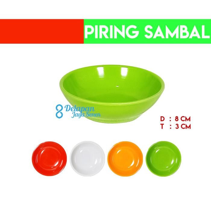 (Expert) Piring Sambal Melamin Piring Sambal Bulat Pisin Tempat Sambal