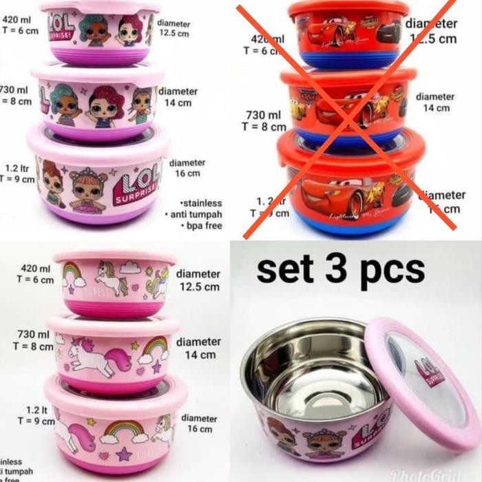 MARI MILIKI- TEMPAT MAKAN SEKOLAH ANAK KARAKTER / RANTANG MAKANAN ANAK SEKOLAH