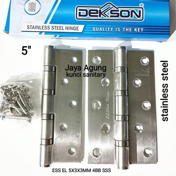 ENGSEL DEKSON 5"3"3MMX4BB ECOLINE/ENGSEL PINTU/ HINGE DEKSON 5 INCH