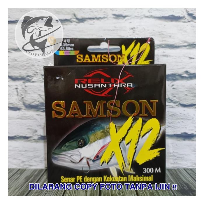 Senar Pe Relix Nusantara Samson X12 Pe 4 300M