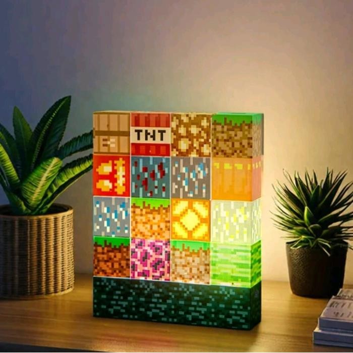 MINECRAFT. LAMPU LED BALOK SUSUN MY WORLD