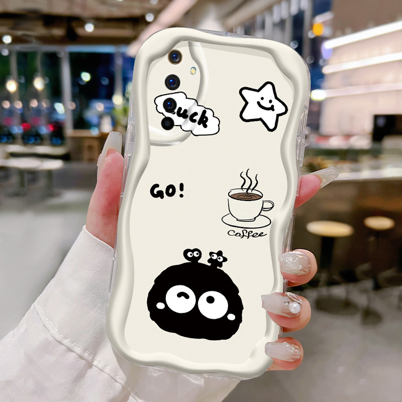 Casing Hp Untuk Realme 6 6s Realme 6 Pro Realme Narzo Case Casing Kasus Bola Rambut Hitam HP Kesing 