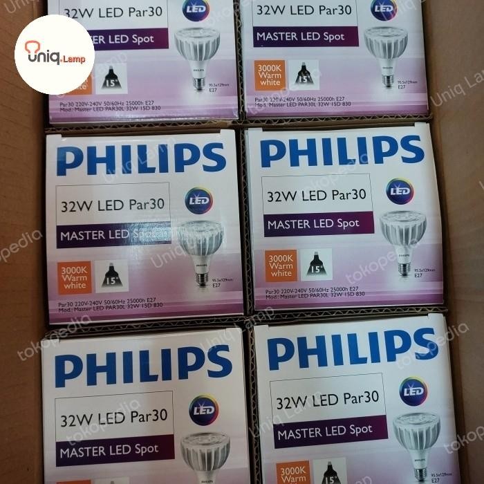 LAMPU MASTER PAR LED PAR30 32 WATT 3000K PHILIPS