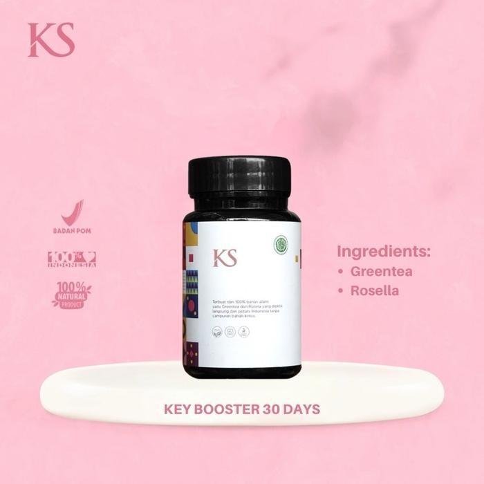 

Key Booster 15 & 30 Hari By Fahira Mira - Komposisi Green Teh & Rosella Tr 16239543 100% Natural