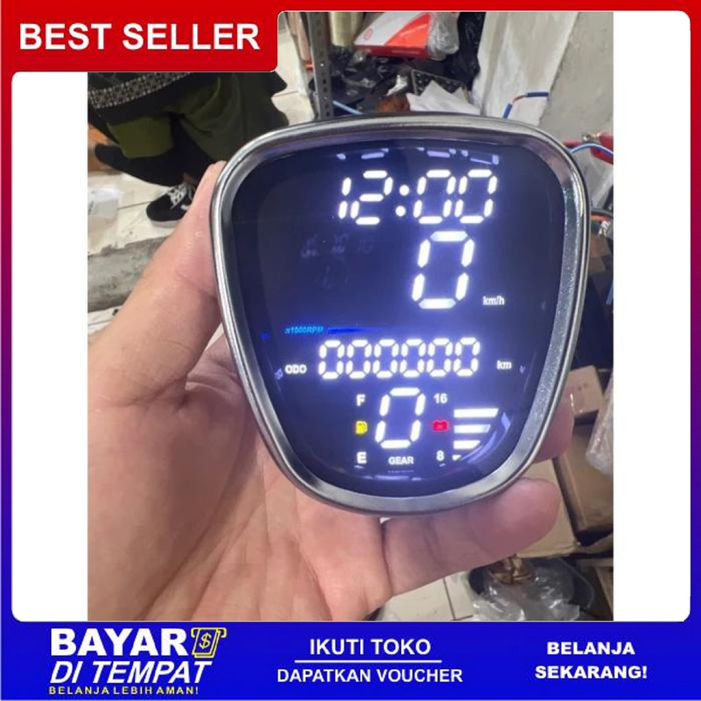 FREE ONGKIR SPEEDOMETER ODOMETER SPIDOMETER SPIDO SPEDO HONDA CUBIT C70 C50 C90 DIGITAL FULL ULUNG
