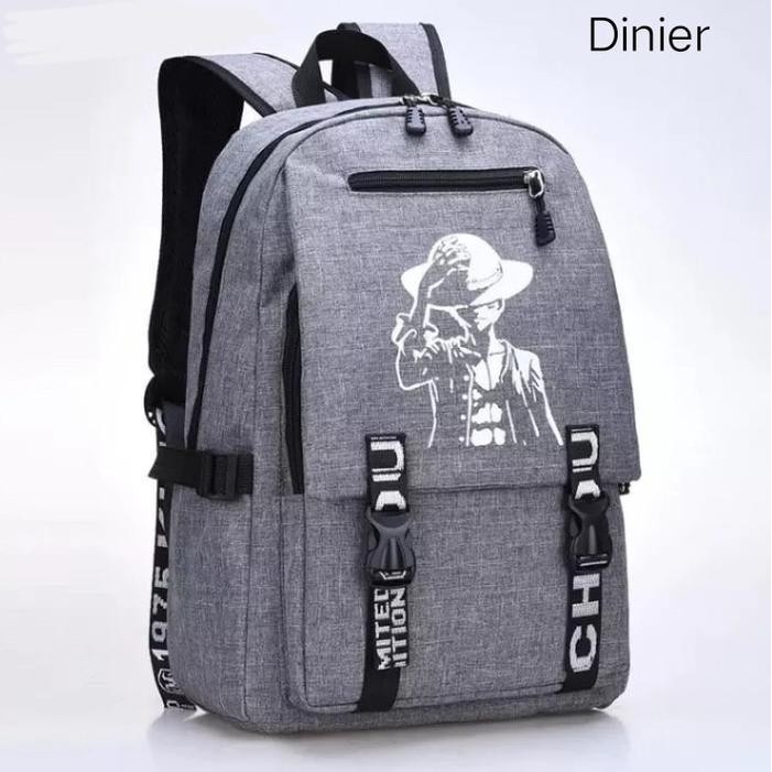 Tas ransel anak laki laki SD motif one piece tas ransel one piece