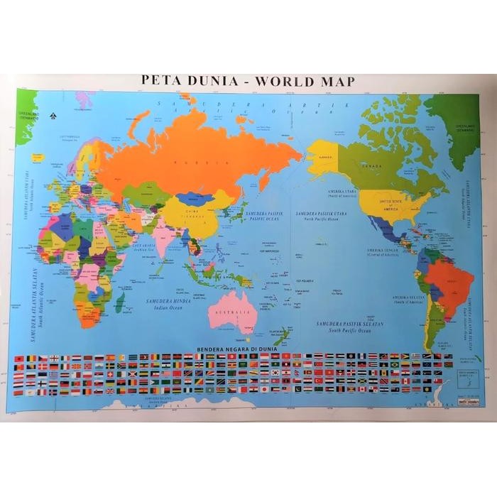 

HOT SALE! Peta Dunia World Map Peta Lembaran