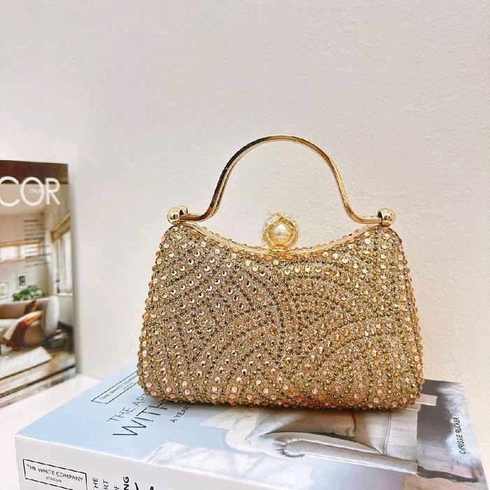 BEST SELLER Tas wanita import RS 137,clutch pesta ,wedding bag,taskondangan,tas pengantin