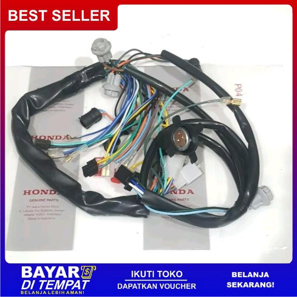 FREE ONGKIR KABEL BODI BODY BEAT KARBU BAGIAN ATAS BAGIAN SPEDOMETER + FITING LAMPU DEPAN HONDA BEAT