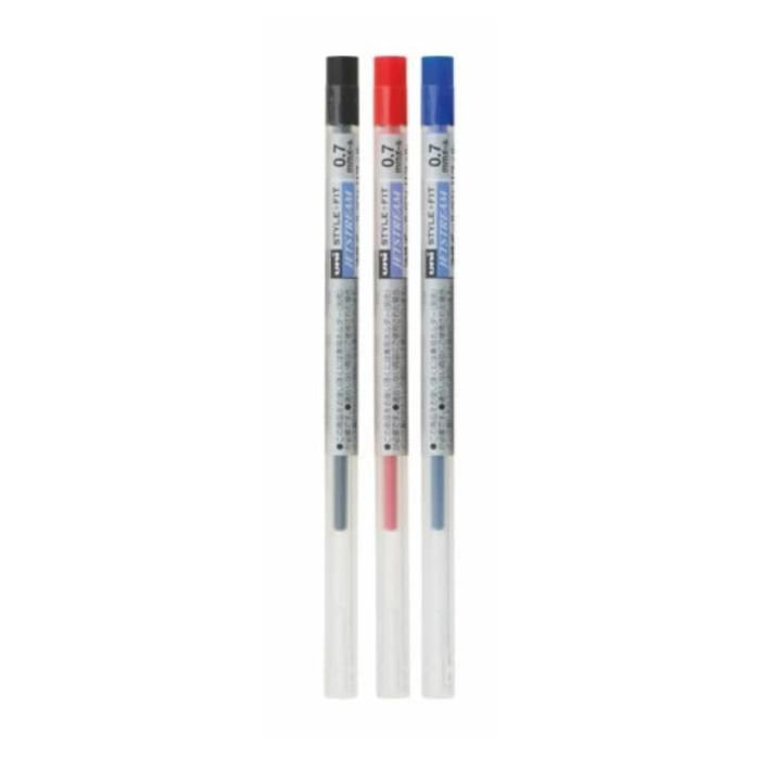 

Uni Stylefit Ballpoint Multi Pen Ink Cartridge 0.7Mm - Black/Blue/Red