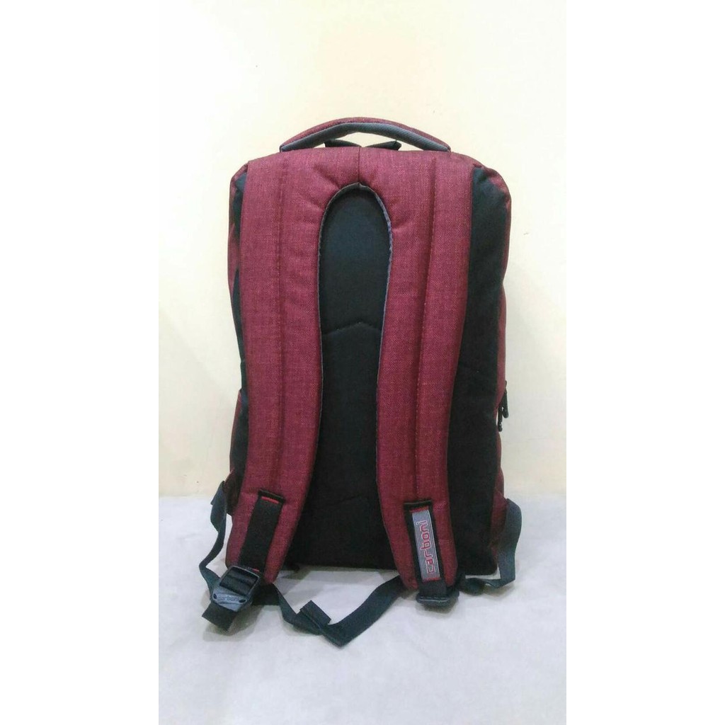 JTTOP" TAS RANSEL KANVAS CARBONI MURAH