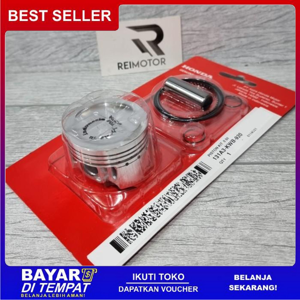FREE ONGKIR PISTON KIT RING SEHER BLADE REVO ABSOLUTE OS NOL 0 STD 50 100 ORI AHM BISA COD