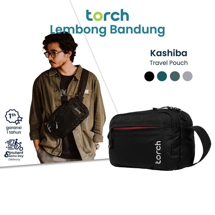 JTTOP" TORCH KASHIBA 3 LITER TAS SELEMPANG BAHU PRIA WANITA ANTI AIR - GREY