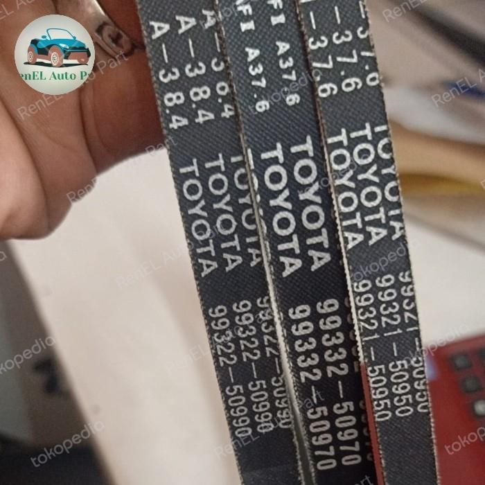 Fan Belt Tali Kipas Set Toyota Kijang Super Grand 1500Cc Original