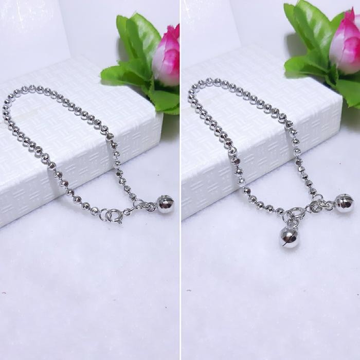 Gelang tangan biji lada perak silver 925 gelang dewasa