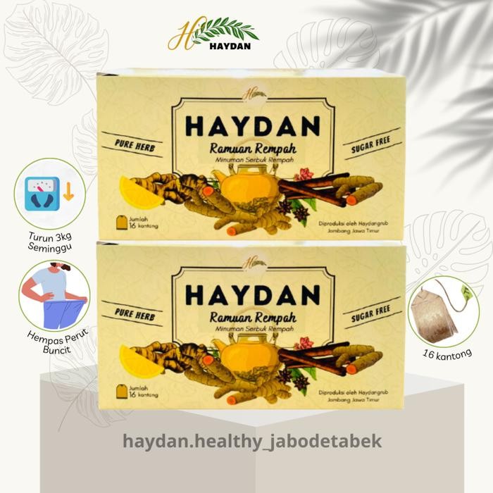 

Termurah 2 Box Haydan Rr/ Haydan.Healthy / Haydan Official / Haydan Rempah/ Jsr/ Haidan/ Heydan/