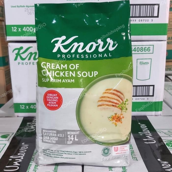 

knorr cream of chicken soup / sup krim ayam 1kg