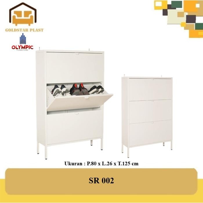 BEST SELLER RAK SEPATU BESI OLYMPIC/RAK SEPATU MINIMALIS MODERN/SR 002 FURNITURE TERMURAH