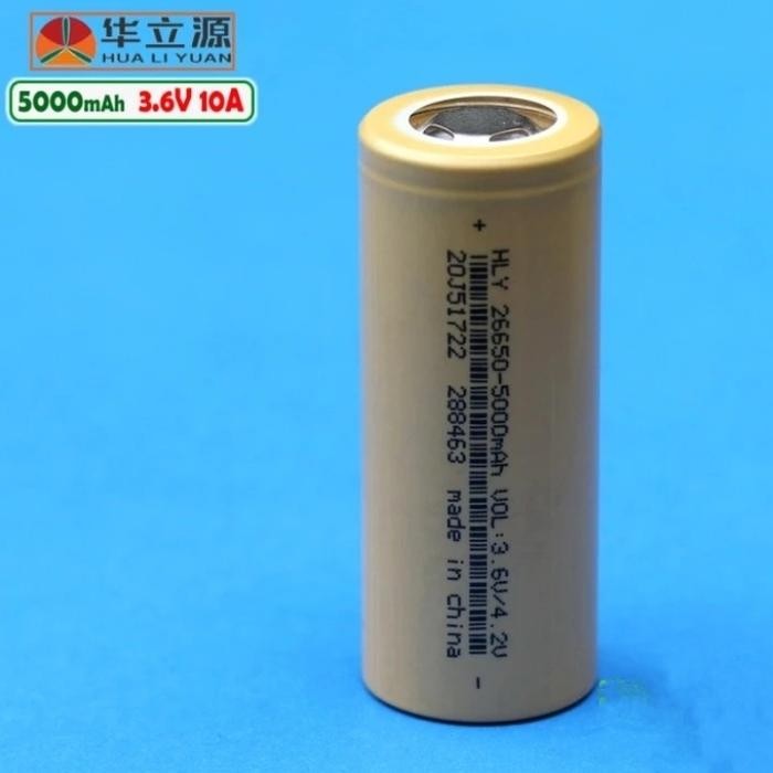 Baterai 26650 5000 Mah Senter Led Battery Pack Ebike 5000 Mah HLY
