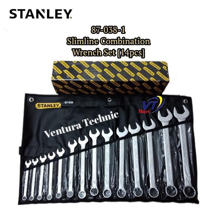 Kunci Ring Pas Set 14 Pcs Stanley 87-038-1 Combination Wrench 10-32mm