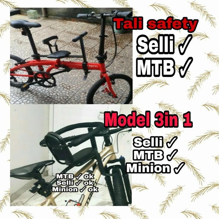 boncengan sepeda lipat / boncengan depan sepeda lipat