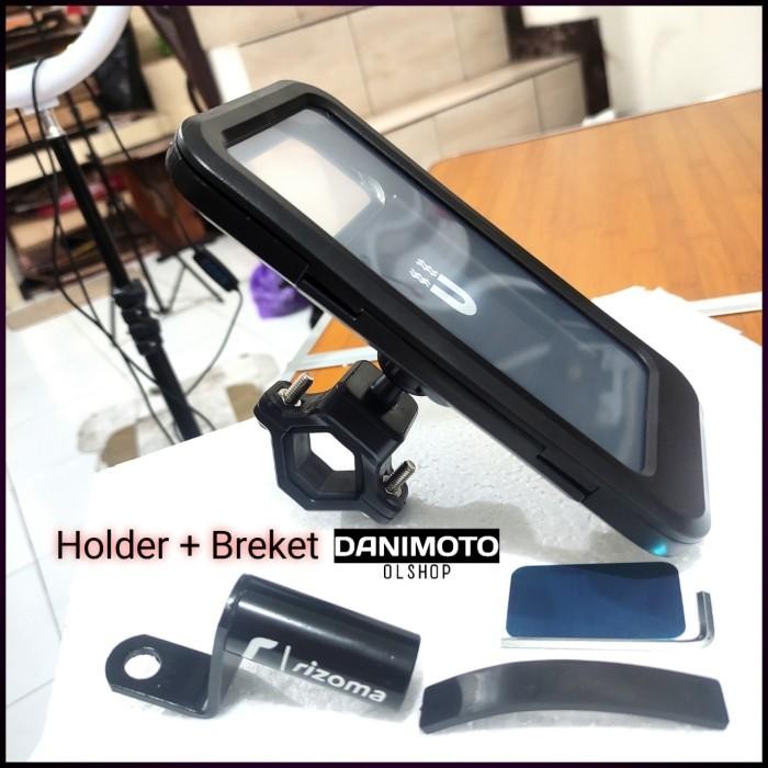 (Expert) HOLDER HP STANG SPION MOTOR ANTI AIR WATERPROOF NMAX PCX ADV BEAT MIO