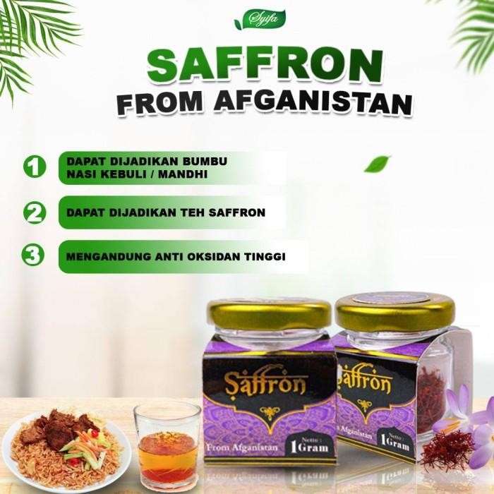 

(Allthebest) Saffron 1gr Super Bunga Zafron Kualitas Asli