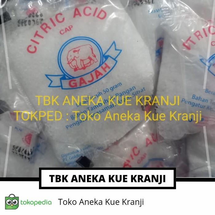 

(Allthebest) Citric Acid cap Gajah/Citroen Zuur per pak 50 gram x 20 pcs