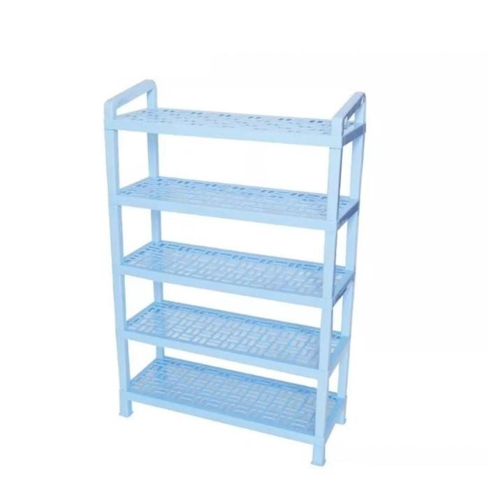 Rak Sepatu Plastik 4 & 5 Susun Susun Rak Sepatu Warna Warni Rak Sepatu Estetik