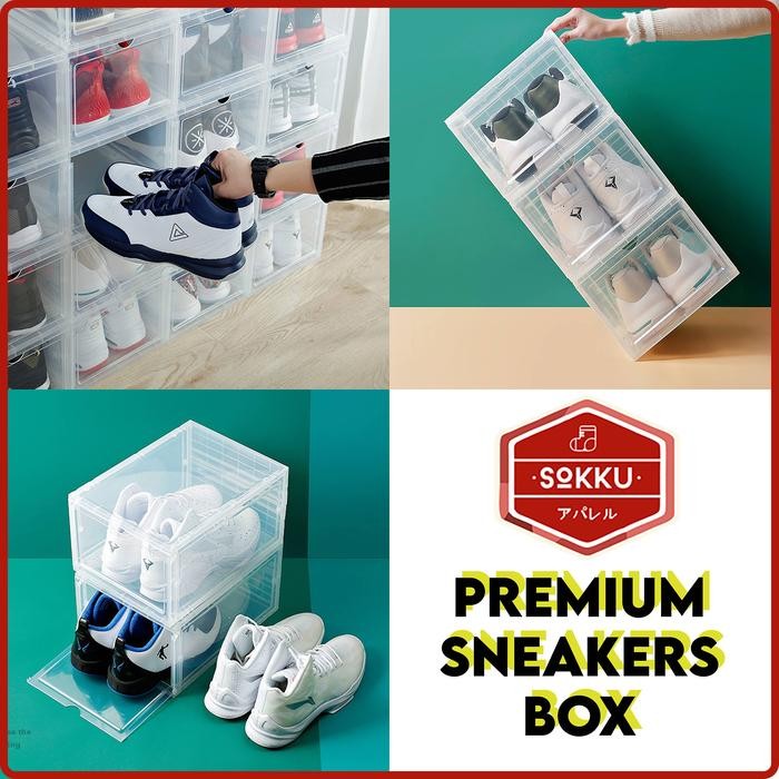 Kotak Sepatu Premium Sneakers Box Display Shoe Box Adidas Nike Jordan