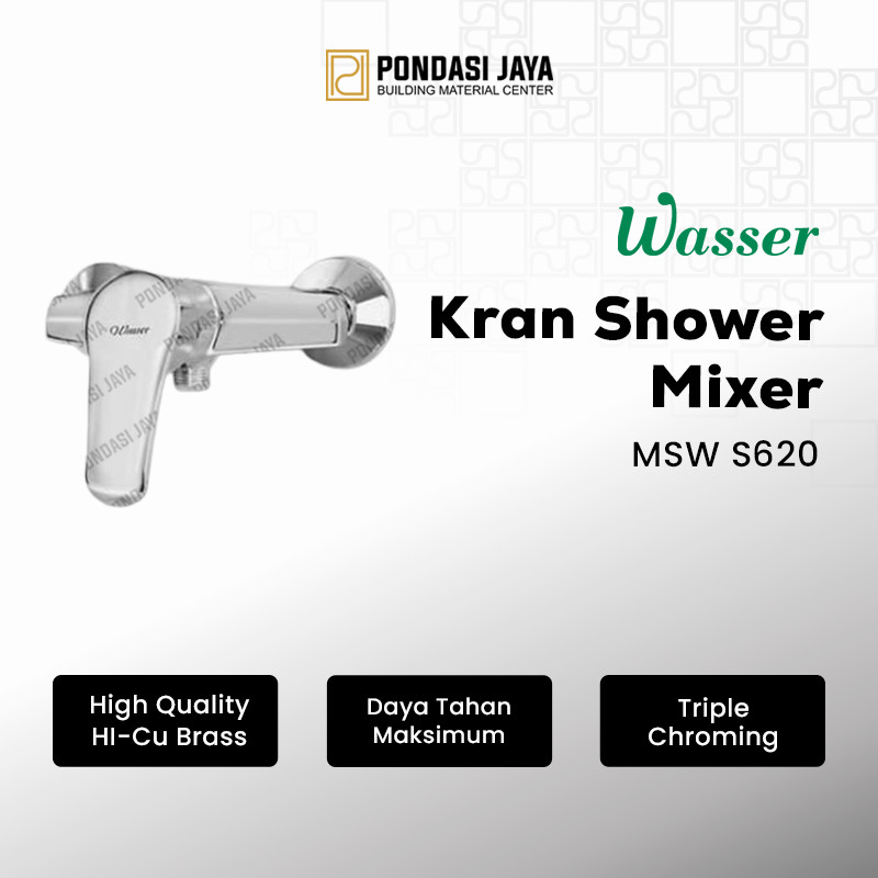 Shower Mixer Wasser MSW S620 – Shower Set Air Panas Dingin – Kualitas Terbaik