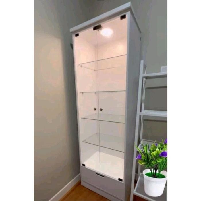 Jual [READY] Lemari pajangan kaca led / pajangan tas / pajangan action figure / Lemari pajangan