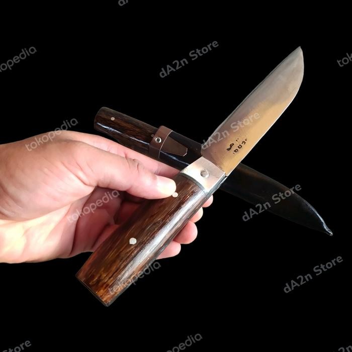 Pisau Dapur Baja Per Asli Full Tang Sangat Tajam