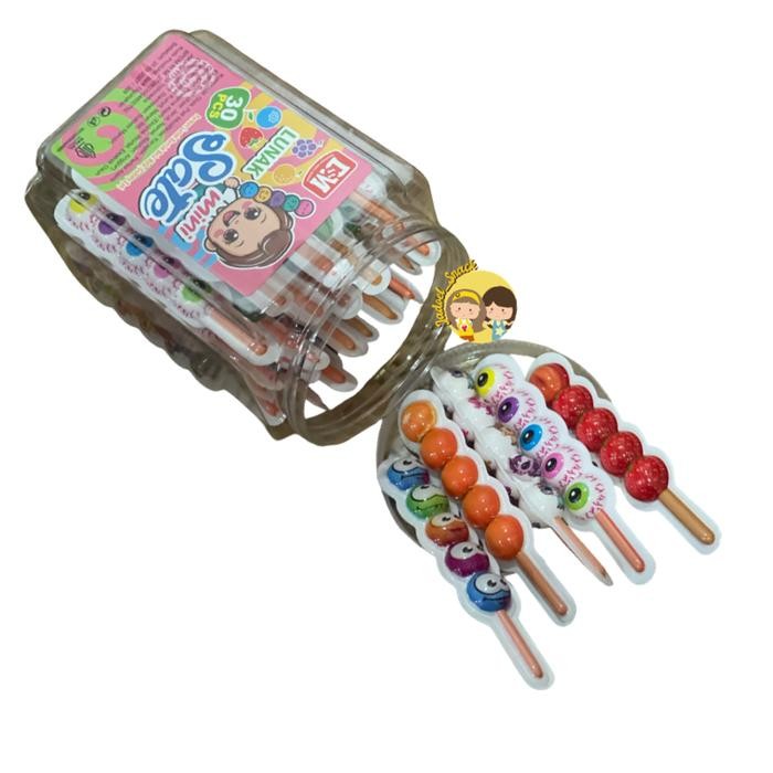 

MARI MILIKI- GROSIR - PERMEN SATE BUAH LUNAK 30 X 10 GR RASA BUAH SELAI JELI BY JADOEL_SNACK