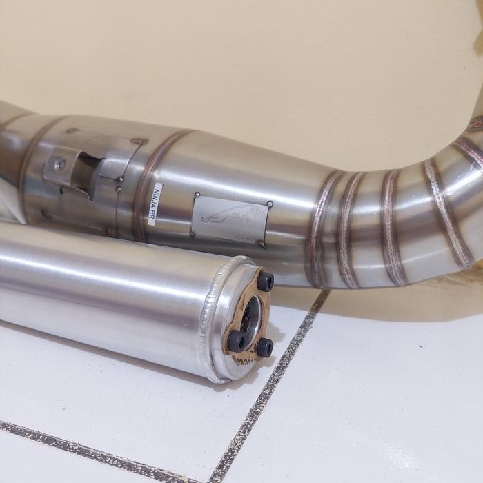 KNALPOT STAINLESS BUAT NINJA RR/ R UKURAN PERUT 39 SELENCER RC3