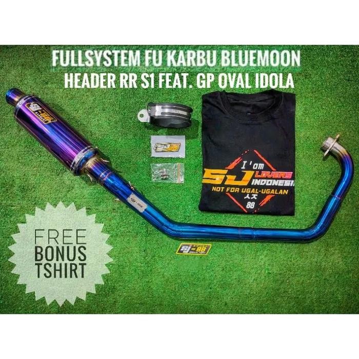 KNALPOT SJ88 FULLSYSTEM FU KARBU RR S1 BLUEMOON