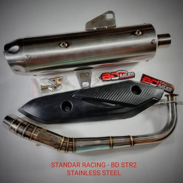 knalpot standar racing STR2 nmax aerox spek bore up 183cc up