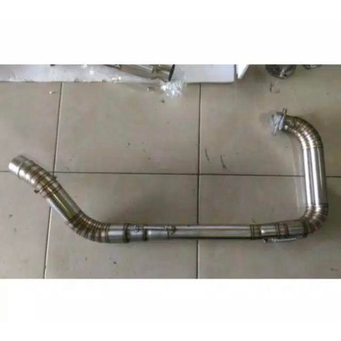 Leheran/header/leher knalpot 2 silinder R25 ninja 250 inlet 50mm pnp
