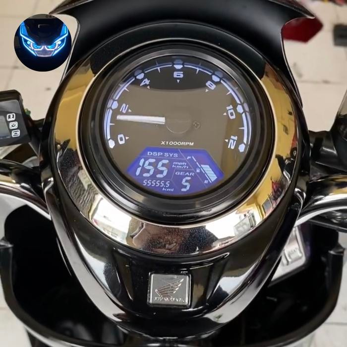 Speedometer digital scoopy fi